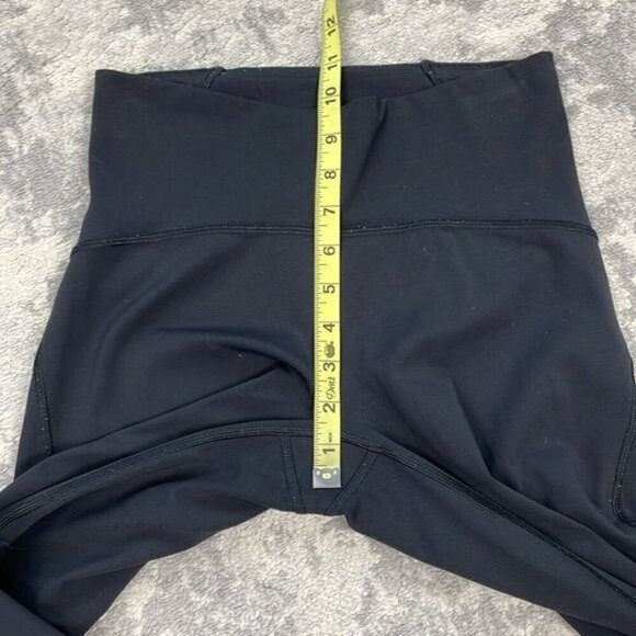 Lululemon Train Times Crop Leggings 17" Black Training Gym Work Out Sz 6 - Picture 10 of 13